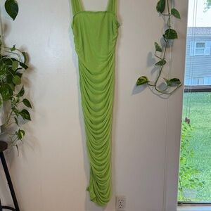 SHEIN Green Sleeveless Bodycon Maxi Dress for Cocktail